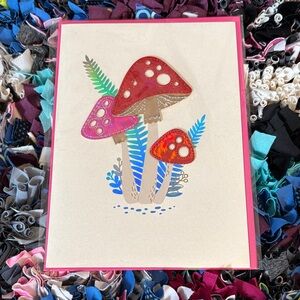 🆕Papyrus 3D Mushroom Blank Inside Card